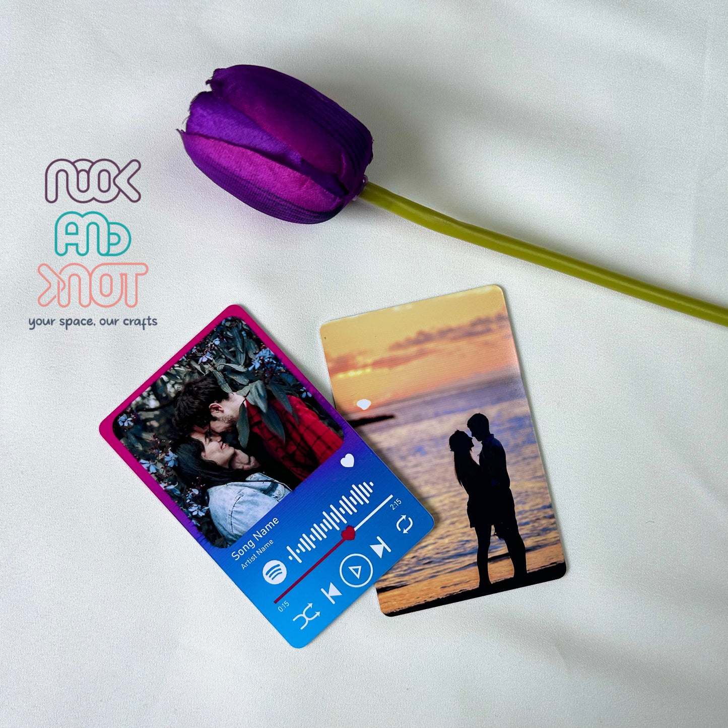 Spotify photo wallet card